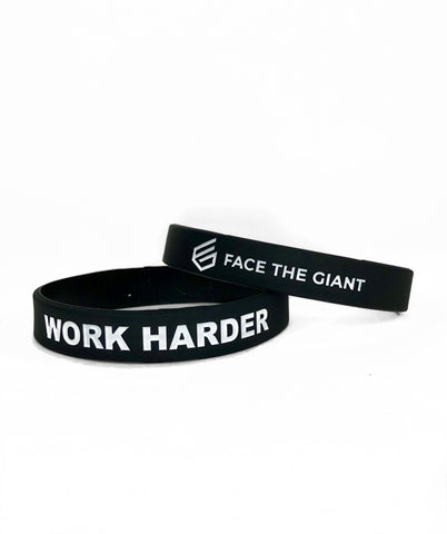 "Work Harder" Wristband